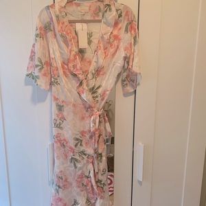 NWT Melloday Silky Wrap Dress